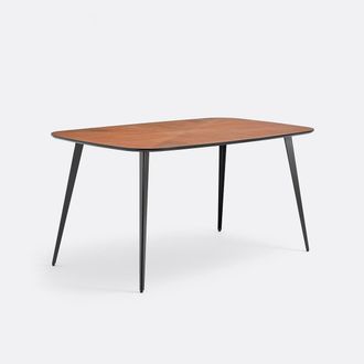 La Redoute Interieurs Vintage eettafel, inleghout, 6 personen, WATFORD