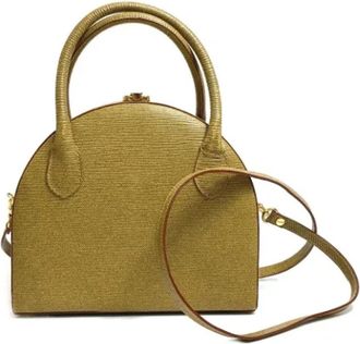 Fendi Pre-owned Leather fendi-bags - Dames - Vintage Handtas - Beige - ONE Size - Leer - Vintage