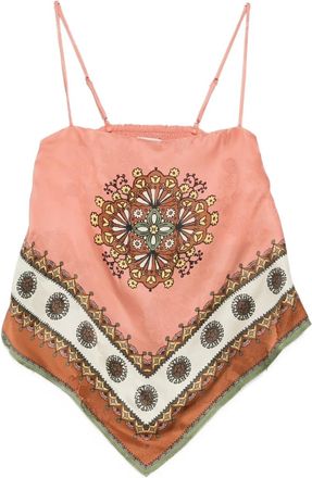 Alemais Contina sjaaltop met print - Roze