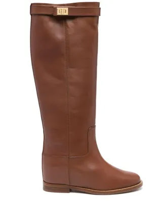 Via Roma 15 Leather Boots − Sale: up to −81% | Stylight