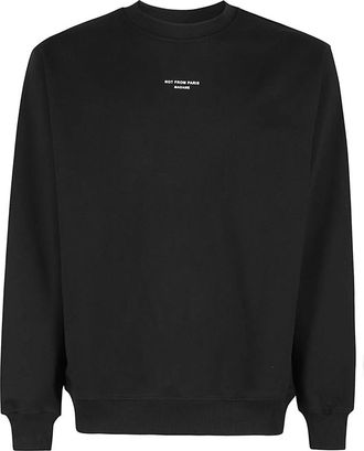 Dr&ocirc;le de Monsieur Sweatshirts, male, Black, Size: XL Classic Slogan Sweatshirt