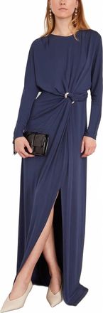 SIMKHAI Maisie Long Sleeve Dress In Midight