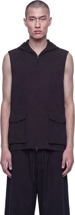 Yohji Yamamoto Hood Zip Vest