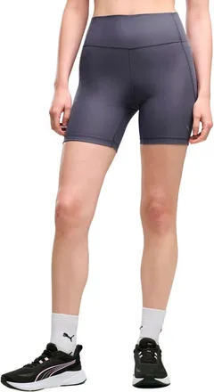 Puma Cloudspun High Waist 6-Inch Short Tights in Inky Depths at Nordstrom, Size X-Small