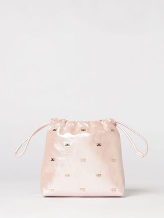 Elisabetta Franchi La Mia Bambina Borsa a secchiello con logo all-over