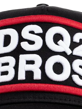 Dsquared2 BCM098905C000012124 Logo-Embroidered Baseball Cap - Black