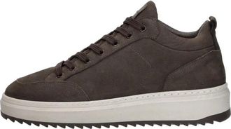 Rehab Russel Nub Sneakers Laag - Heren - Sneakers - Bruin - 44 EU - Schoenen