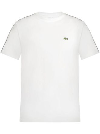 Lacoste logo-tape jersey T-shirt - men - Cotton - 8 - White