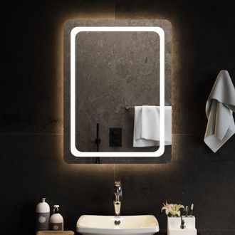 vidaXL Espejo De Ba&ntilde;o Con Led 60x80 Cm Vidaxl