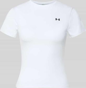 Under Armour T-Shirt mit Rundhalsausschnitt und Logo in Weiss, Gr&ouml;&szlig;e XL