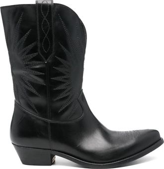 Golden Goose Stivali Wish Star - Nero