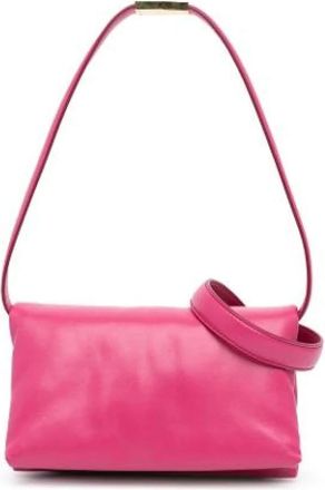 Marni Pre-owned Shoulder Bags, female, Pink, Size: ONE SIZE Pre-owned Leather Shoulder Bag