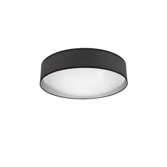 Fabrilamp Fabrilamp - Plafon 72w Anastasia Negro/plata 5616lm 15x49x49 Cm 3000-4000-6500k