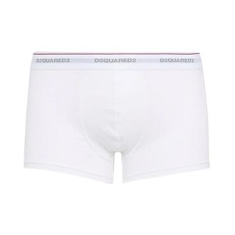 Dsquared2 Boxer Trunk Aderente - - Underwear - Uomo - Bianco - L