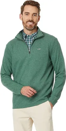 Vineyard Vines Saltwater 1/4 Zip Mens Sweatshirt Charleston Green : 2XL, Cotton/Polyester