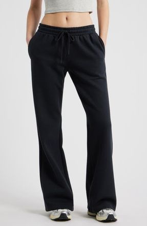 BP. Baggy Flare Leg Sweatpants in Black Jet at Nordstrom, Size Xx-Small