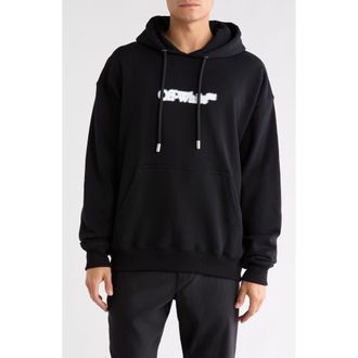 Off-white Spray Arrow Skate Hoodie in Black-White at Nordstrom Rack, Size X-Large