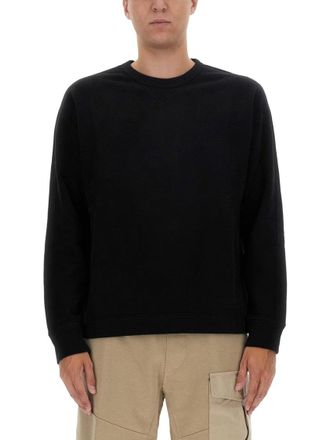 Ten c Black Regular Fit Sweatshirt