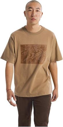 Arc'teryx Kragg Cotton Lithographica Short Sleeve Mens Workout Canvas : 2XL, Cotton/Jersey