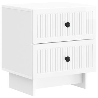 vidaXL Armario De Noche Con Caj&oacute;n Brillante 43 X 34,5 X 47,5 Cm Vidaxl