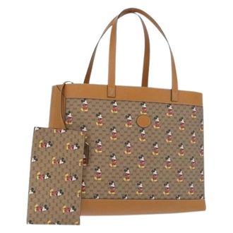 Gucci Pre-owned Micro Small GG Canvas Tote Bag - Pre-owned - Mujer - Beige - ONE SIZE