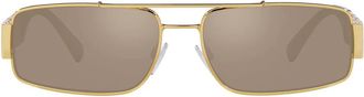 Versace Sunglasses Ve2257 10025 A Gold/Gold Mirror Unisex