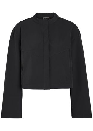 Nike 24.7 Perfectstretch Dri-fit Cropped Jacket - Black - S (UK8-10 / S)