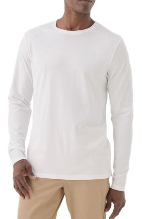 Pact Organic Softspun Long Sleeve Tee in White at Nordstrom, Size Xx-Large
