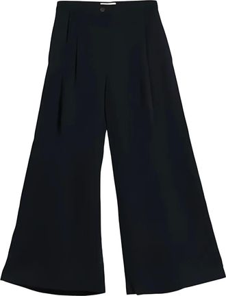 GANT Pantaloni a palazzo con pieghe - Blu