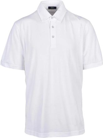 Herno White Cotton Polo