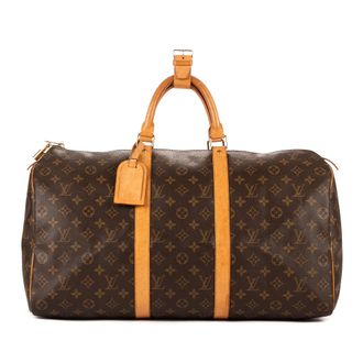 Louis Vuitton Pre-owned Womens Keepall 5 Travel Bag - Brown - One Size