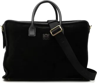 Loewe Pre-owned Loewe Suede Amazona Business Bag Unisex 2HW8ZVDLCT0OA57H