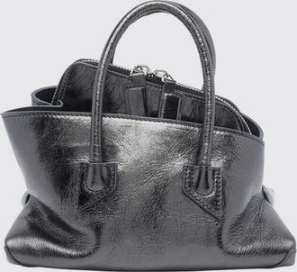 The Attico Mini borsa a mano La Passeggiata in pelle crackl&egrave; con tracolla