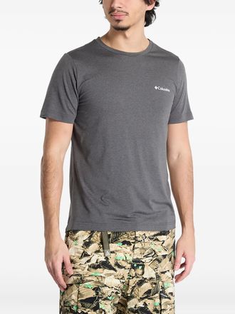 Columbia Kwick Hike back-graphic short-sleeve T-shirt - men - Recycled Polyester/Elastane - L - Grey