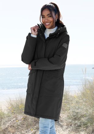 Elbsand Winterjacke ELBSAND, Damen, Gr. M/38, schwarz, Obermaterial: 100% Polyester. Futter: 100% Polyester. F&uuml;llung: 100% Polyester, unifarben, Jacken Winter