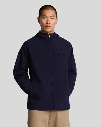 Lyle & Scott Hooded Transitional Jacket - Marineblauw