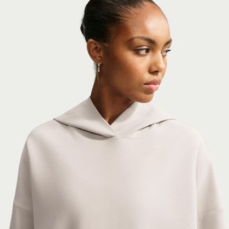 Nike Womens 24.7 ImpossiblySoft Pullover Hoodie in Brown | IR1929-236