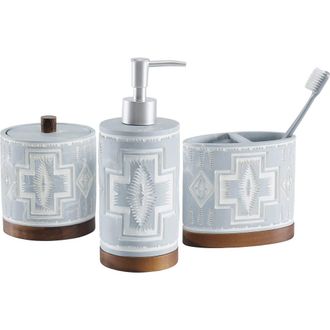 Pendleton Harding 3-Piece Bath Set in Blue Multi at Nordstrom