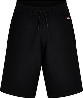 HUGO BOSS Mens Tondar Tracksuit Shorts in Black - Size X-Large