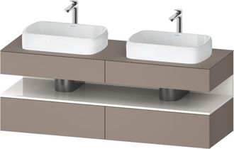 Duravit Qatego Consola Mueble Bajo Lavabo, 2 Extensiones, 2 - Duravit
