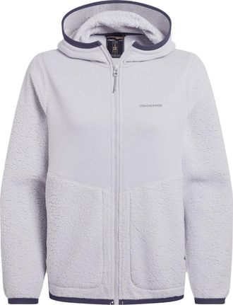 Craghoppers Dames/Dames Telesto Fleece Jas met Capuchon (Maangrijs)
