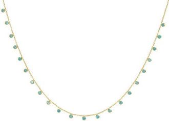 Dean Davidson Orsay Charm Necklace in Blue Topaz Cz at Nordstrom