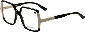 Karl Lagerfeld Womens 54mm Black Eyeglasses KL6169-006-54