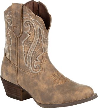 Durango Durango Womens Crush 8 Shortie Western Boot In Driftwood M