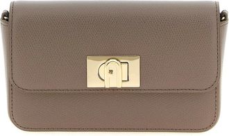 Furla Tassen, Dames, Grijs, ONE Size, Leer, 1927 Mini Crossbodytas