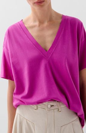 Scalpers V Plain Skull Tee in Pink at Nordstrom, Size X-Small Eu