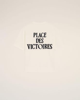 Ami White Cotton Place Des Victoires Print T-shirt White - XXXL - Unisex