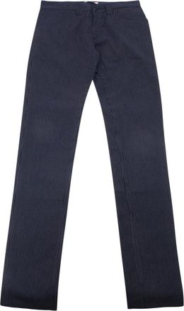 Dondup Pinstripes Broek Lucky Up 092 Model - Heren - Straight fit broeken - Blauw - W30 - Broeken