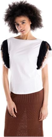 Akep Mujer, Camisetas, Blanco, Talla: S