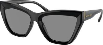 Michael Kors Zonnebril - Dames - Zonnebrillen - Zwart - 57 MM - Accessoires